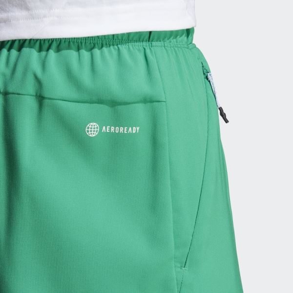 Court Green Train Icons 3-Stripes Training Shorts Adidas