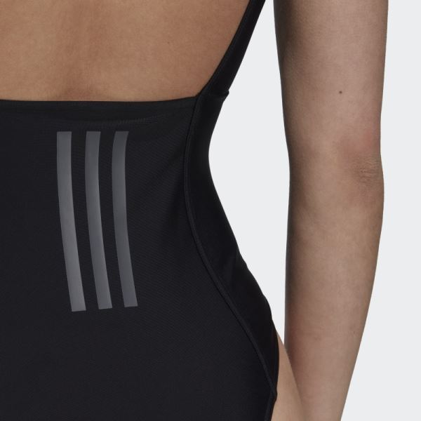 Iconisea 3-Stripes Swimsuit Black Adidas