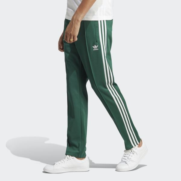 Dark Green Adidas Adicolor Classics Beckenbauer Track Pants