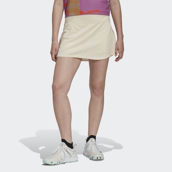 Ecru Tint Adidas Tennis Match Skirt