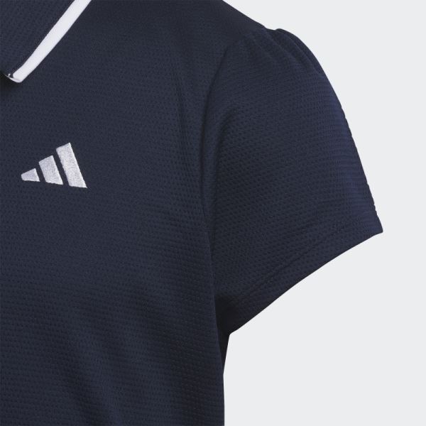 Textured Polo Shirt Adidas Navy