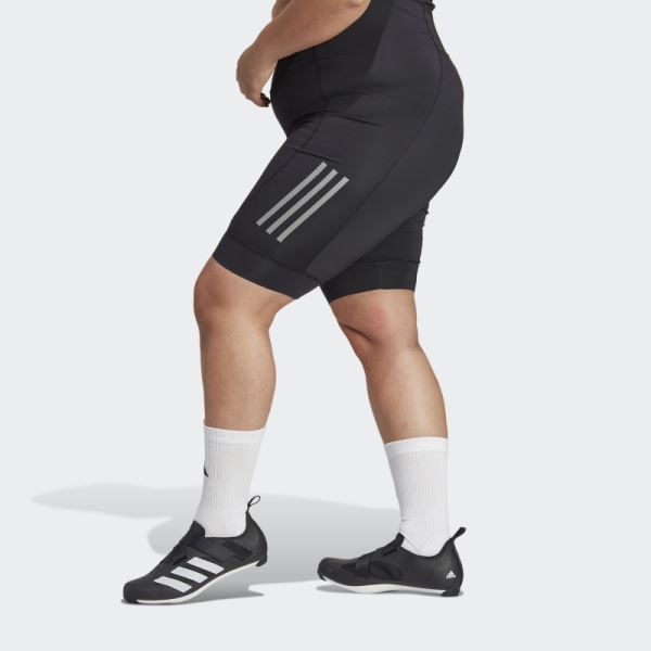 Black The Padded Cycling Shorts (Plus Size) Adidas