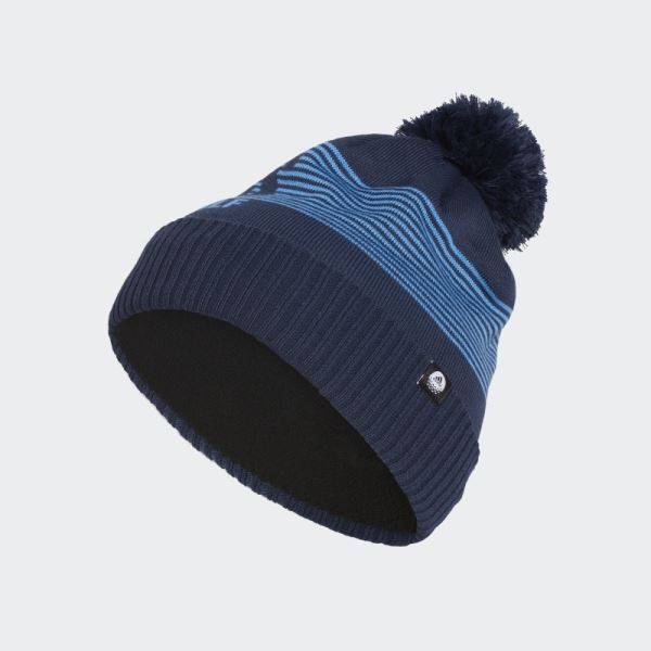 Adidas Golf Pompom Beanie Navy