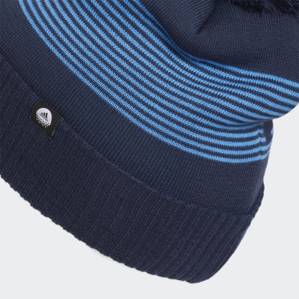 Adidas Golf Pompom Beanie Navy