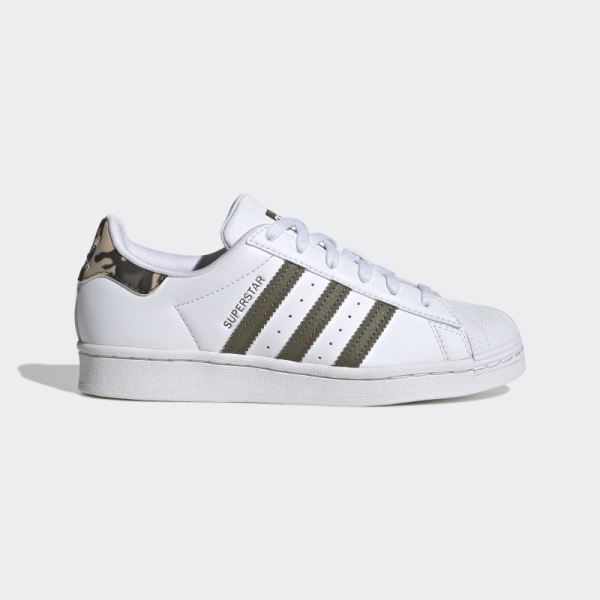 Adidas Superstar Shoes Olive Fashion