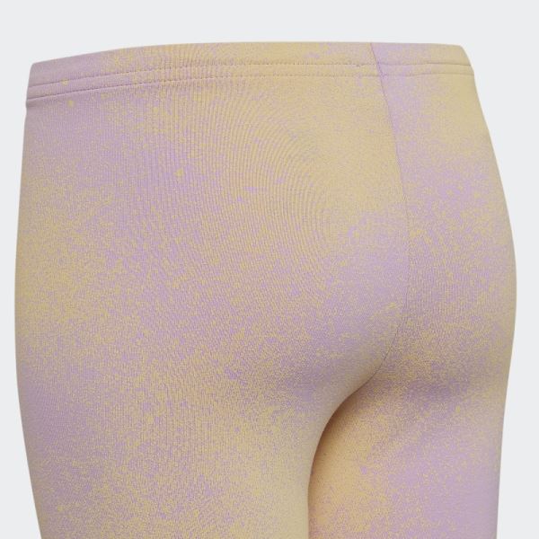 Lilac Adidas Graphic Print Cycling Shorts