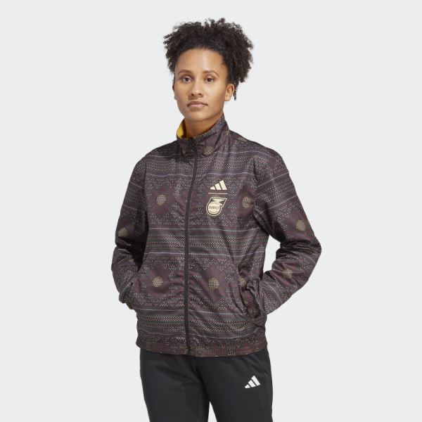 Gold Jamaica Anthem Jacket Adidas