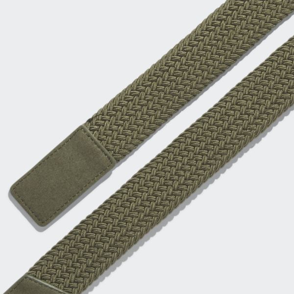 Olive Adidas Braided Stretch Belt