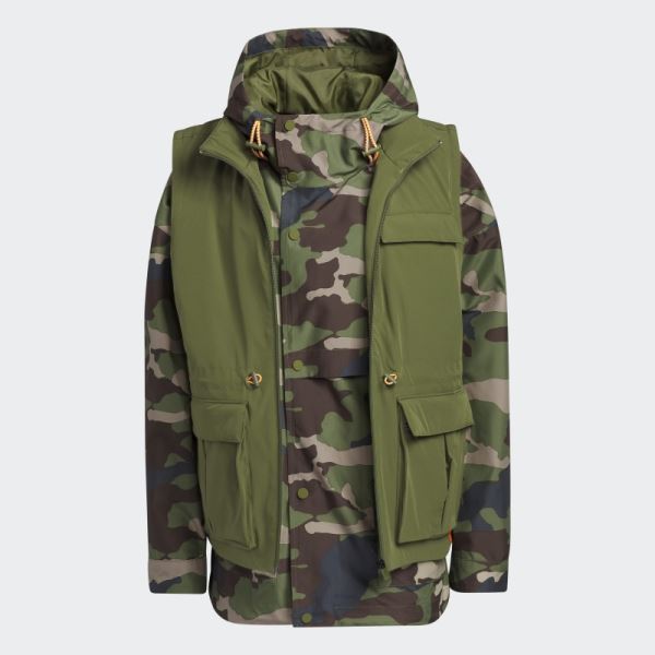 Aop Camo Adidas 2Fer Jacket (All Gender)