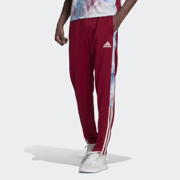 Adidas Burgundy Tiro Tracksuit Bottoms