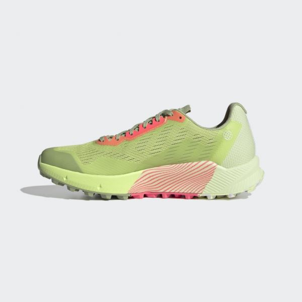 Lime Adidas Terrex Agravic Flow 2.0 GORE-TEX Trail Running Shoes