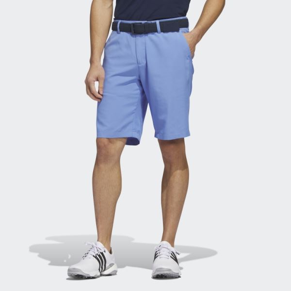 Blue Adidas Ultimate365 10-Inch Golf Shorts