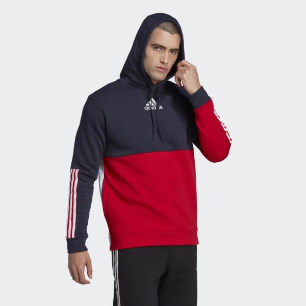 Ink Essentials Colorblock Fleece Hoodie Adidas