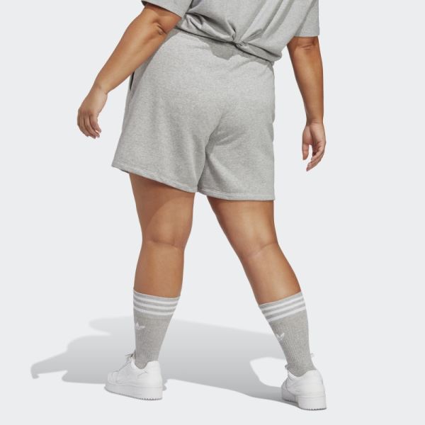 Adicolor Essentials French Terry Shorts (Plus Size) Medium Grey Adidas