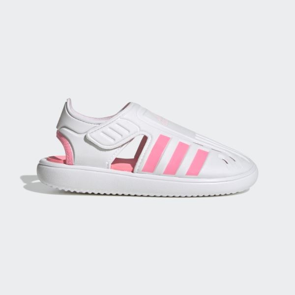 Summer Closed Toe Water Sandals White Adidas