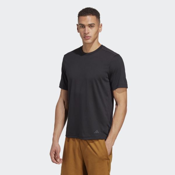 Yoga Base Training Tee Adidas Black