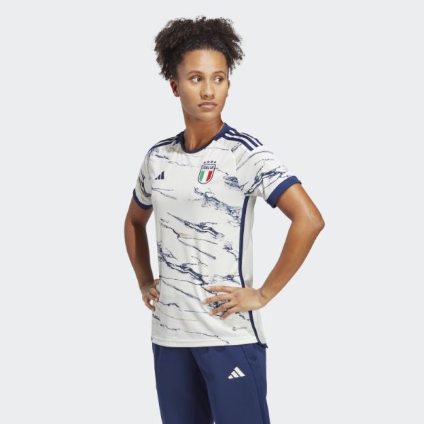 Adidas Italy 23 Away Jersey White