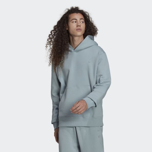 Adidas Grey Adicolor Trefoil Hoodie