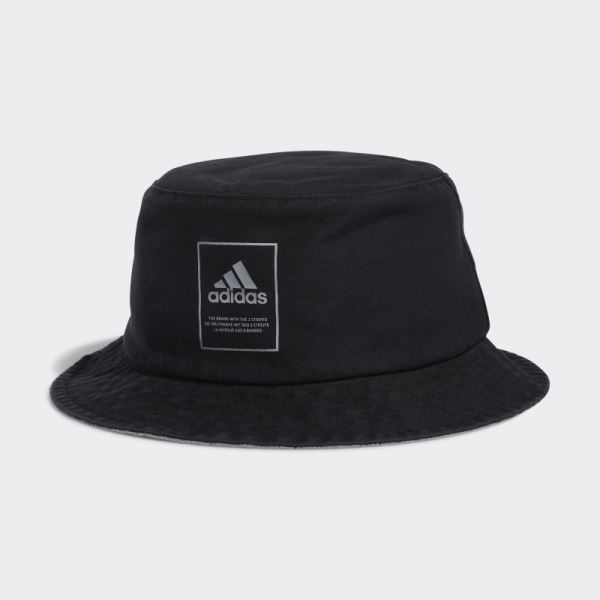 Lifestyle Washed Bucket Hat Black Adidas