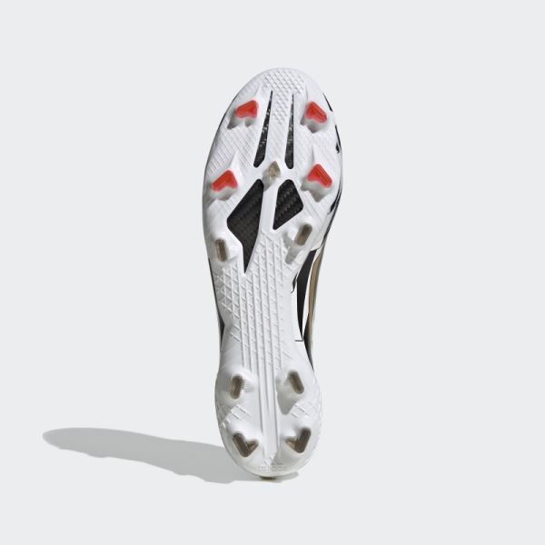 White Adidas F50 Adizero IV Firm Ground Boots