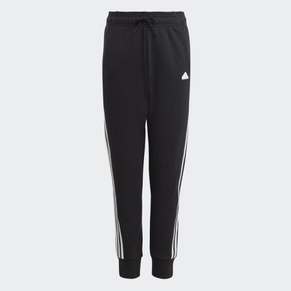 Adidas Black Future Icons 3-Stripes Cotton Pants