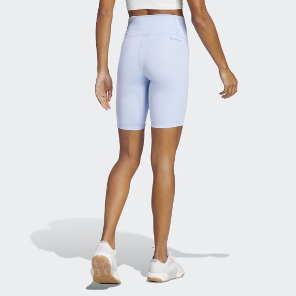 Adidas Blue Dawn Optime Training Bike Short Leggings