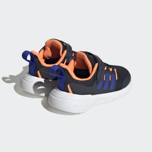 Ink FortaRun 2.0 Cloudfoam Elastic Lace Top Strap Shoes Adidas