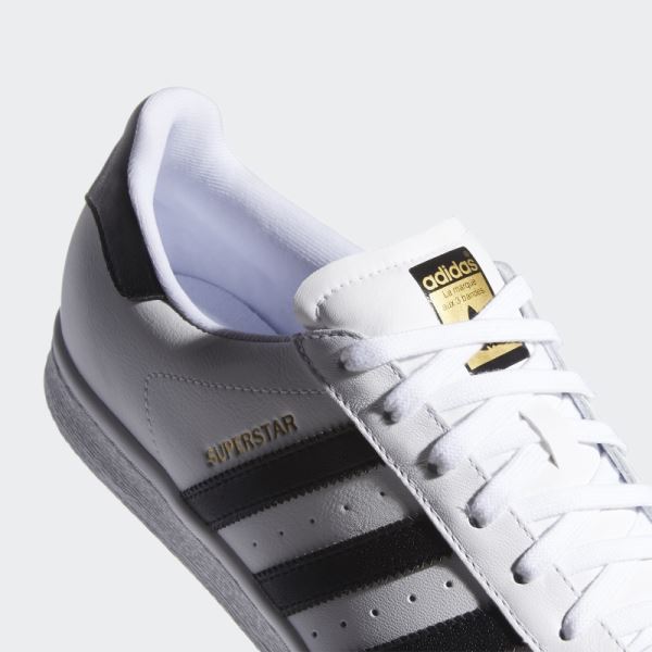 Adidas White Golf Superstar Spiked Shoes