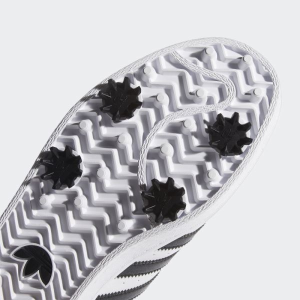 Adidas White Golf Superstar Spiked Shoes