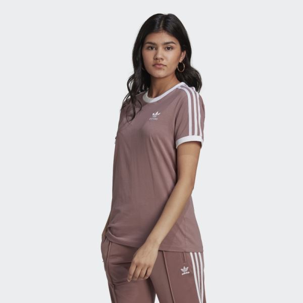 Adidas Adicolor Classics 3-Stripes Tee Purple