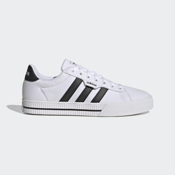 White Adidas Daily 3.0 Shoes