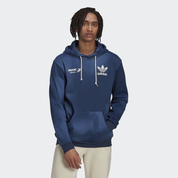 Graphics Mellow Ride Club Hoodie Adidas Navy