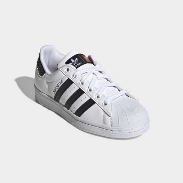 White Fashion Adidas x LEGO Superstar Shoes