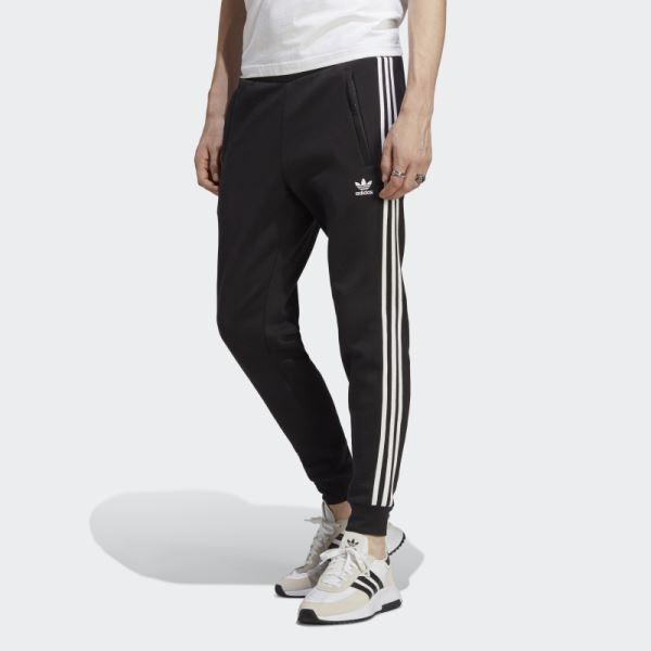 Black Adicolor Classics 3-Stripes Pants Adidas