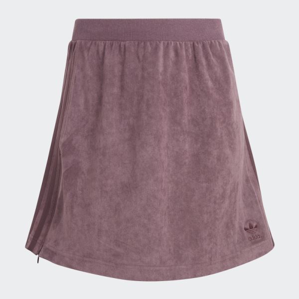 Adicolor Classics Suede Skirt Maroon Adidas