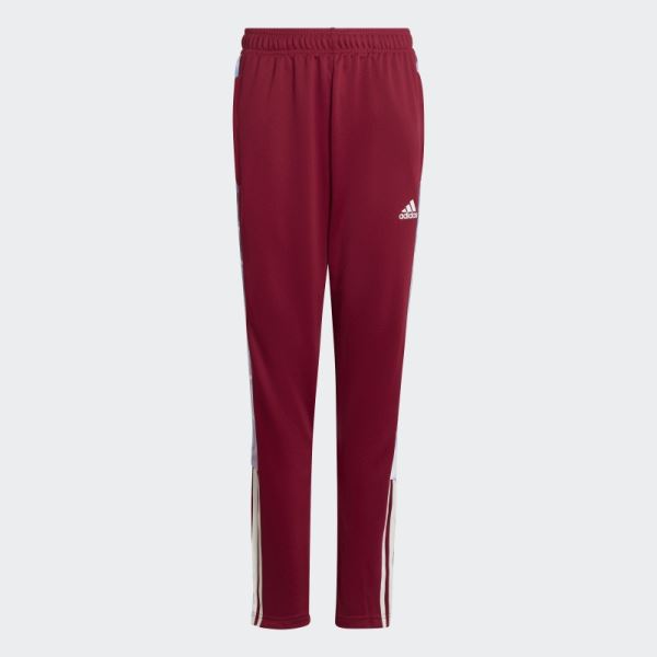 Adidas Tiro Tracksuit Bottoms Burgundy