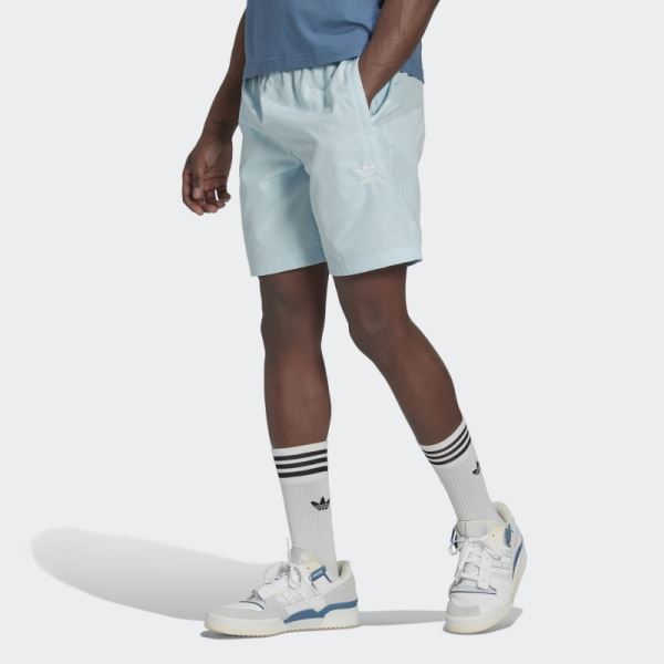 Blue Adidas Adicolor Essentials Trace Shorts