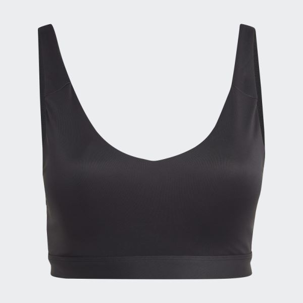 Adidas Black Training Light-Support Bra (Plus Size)