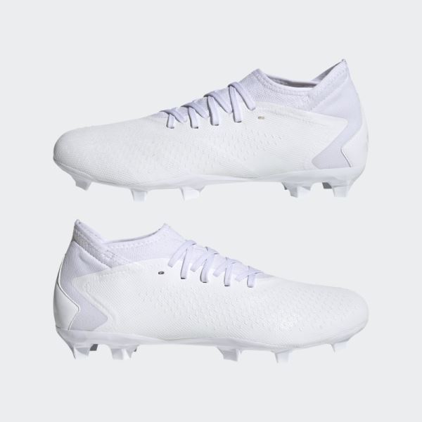 Stylish Adidas Predator Accuracy.3 Firm Ground Boots White