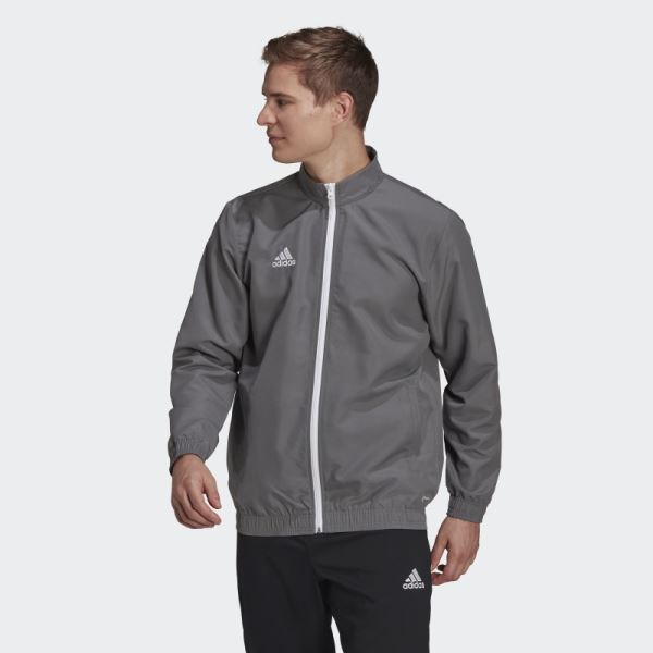 Grey Entrada 22 Presentation Track Top Adidas