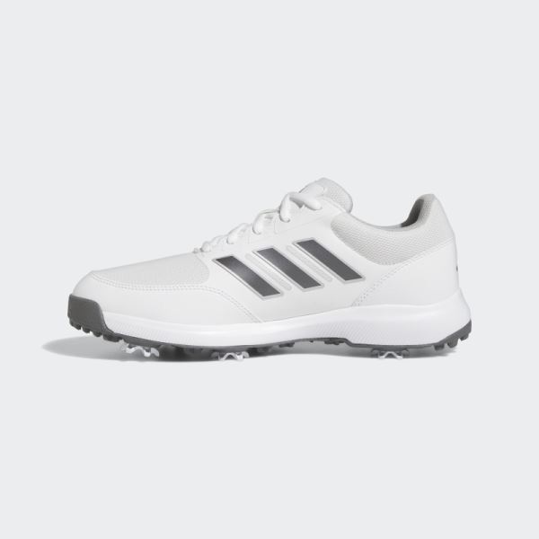 Adidas White Tech Response 3.0 Golf Shoes