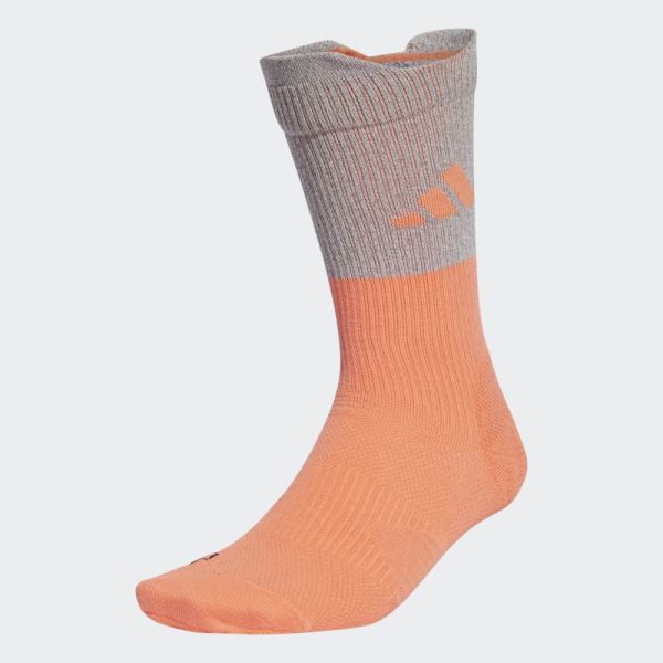 Adidas Running X-City HEAT.RDY Reflective Socks Coral