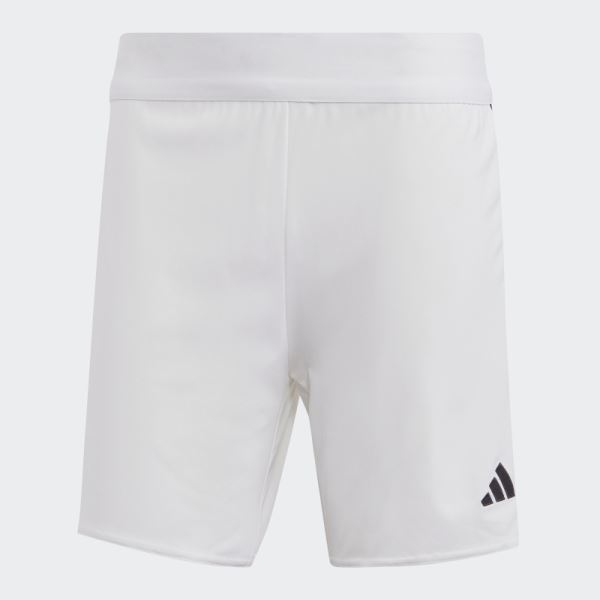 Adidas White Tiro 23 League Long-Length Shorts