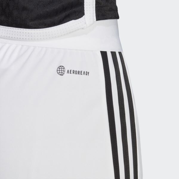 Adidas White Tiro 23 League Long-Length Shorts