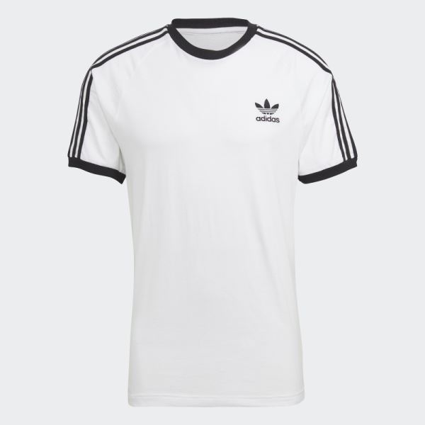 Adidas Adicolor Classics 3-Stripes White Tee