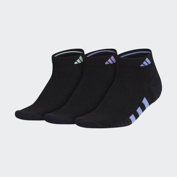 Grey Adidas Cushioned Low-Cut Socks 3 Pairs Fashion