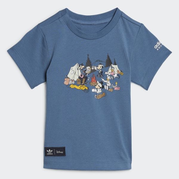 Disney Mickey and Friends T-Shirt Altered Blue Adidas