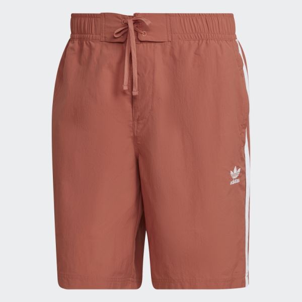 Adicolor 3-Stripes Board Shorts Adidas Earth