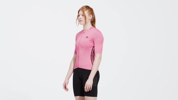 The Short Sleeve Cycling Jersey Pink Adidas