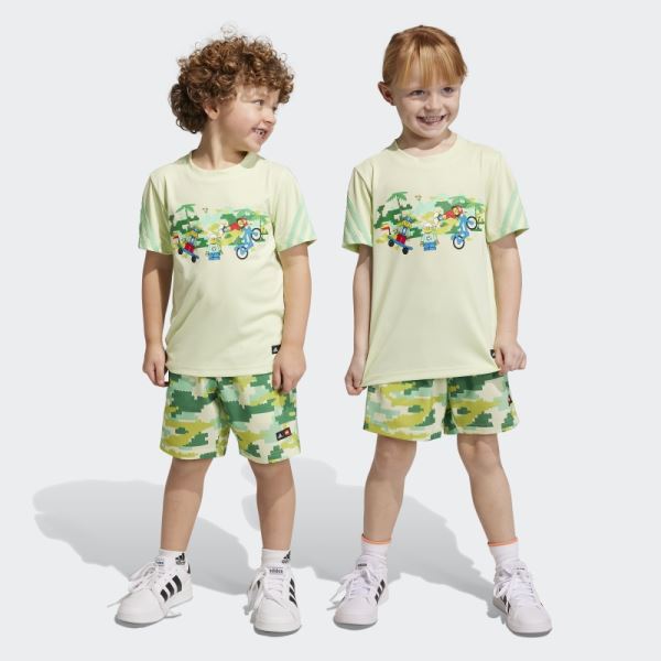 Halo Adidas x LEGO Play Tee-and-Shorts Set